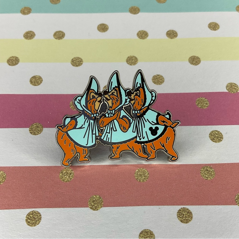 Three Singing Country Bears Hidden Mickey Disney Pin